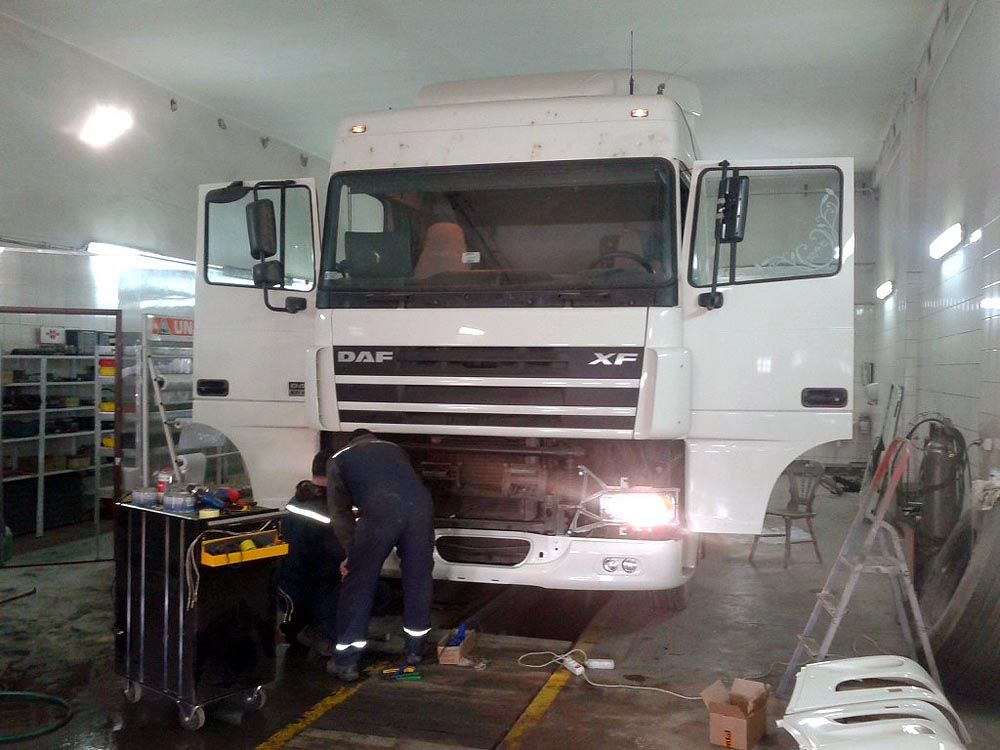 Naprawa samochodów ciężarowych
